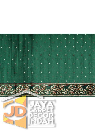 Karpet Sajadah ISTANBUL ZAM-ZAM Green Motif Bintik 120x600, 120x1200, 120x1800, 120x2400, 120x3000